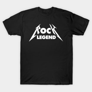 Metallica 'Rock Legend' Design in White T-Shirt